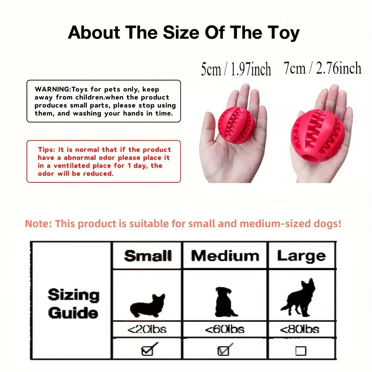 Nontoxic Bite Resistant Dog Toy Ball For Chewing