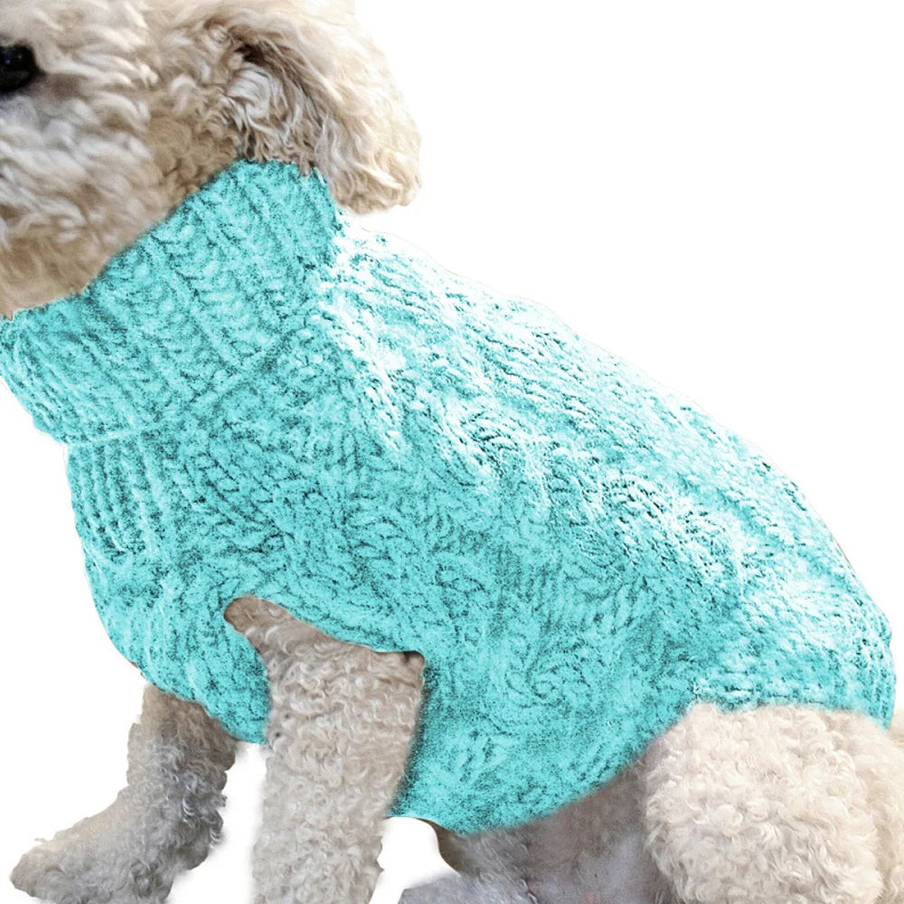 NONECN Pet Dog Sweater Autumn Winter Knit Warm Comfort Clothing