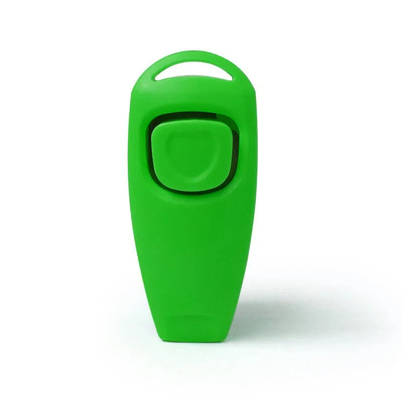 Two In One Dog Clicker Training Whistle With Key Ring