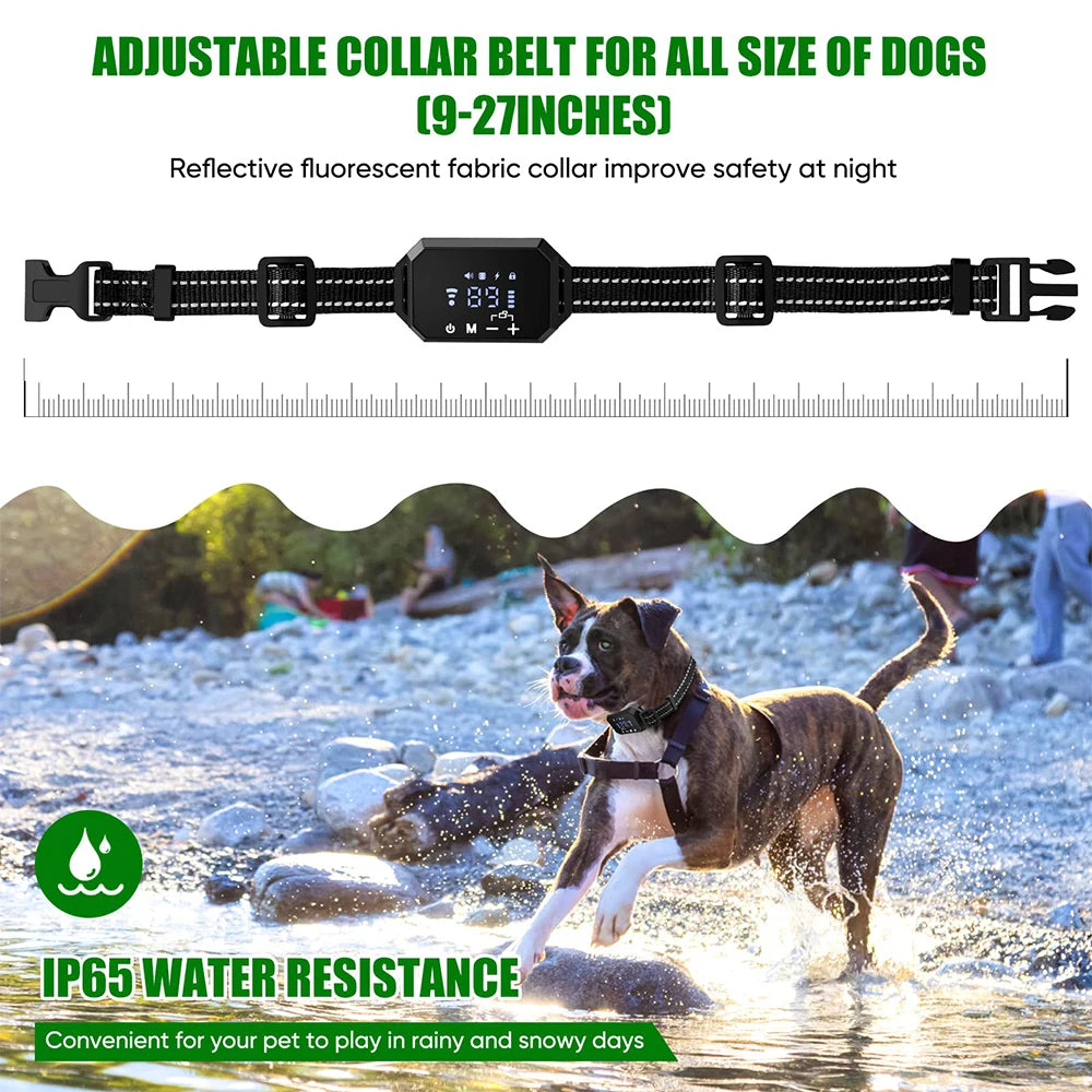 GPS Wireless Dog Fence System With Adjustable Warning And Rechargeable