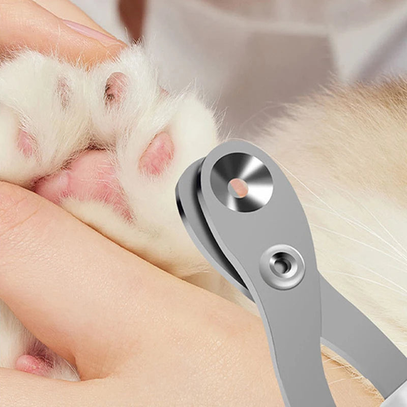 Cat Nail Scissors And Dog Nail Clippers Circular Hole Grooming
