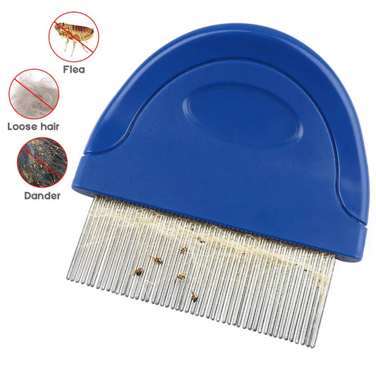 Flea Comb for Cats and Dogs Pet Hair Removal Grooming