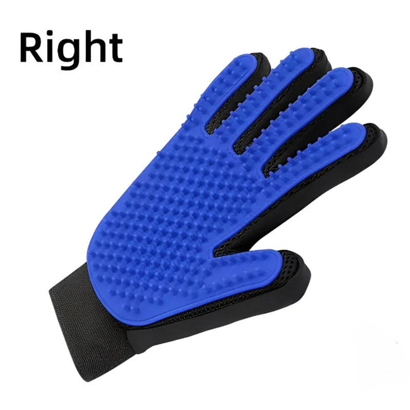 Pet Hair Glove Deshedding Grooming Brush for Cat and Dog