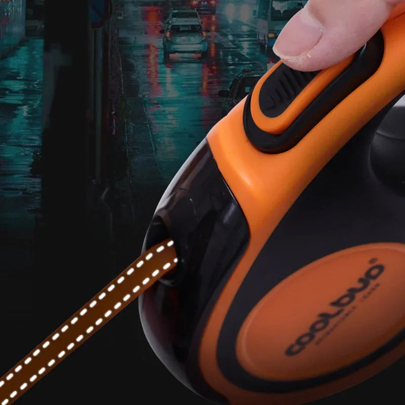 Portable Automatic Retractable Nylon Dog Leash For Large Medium Dogs