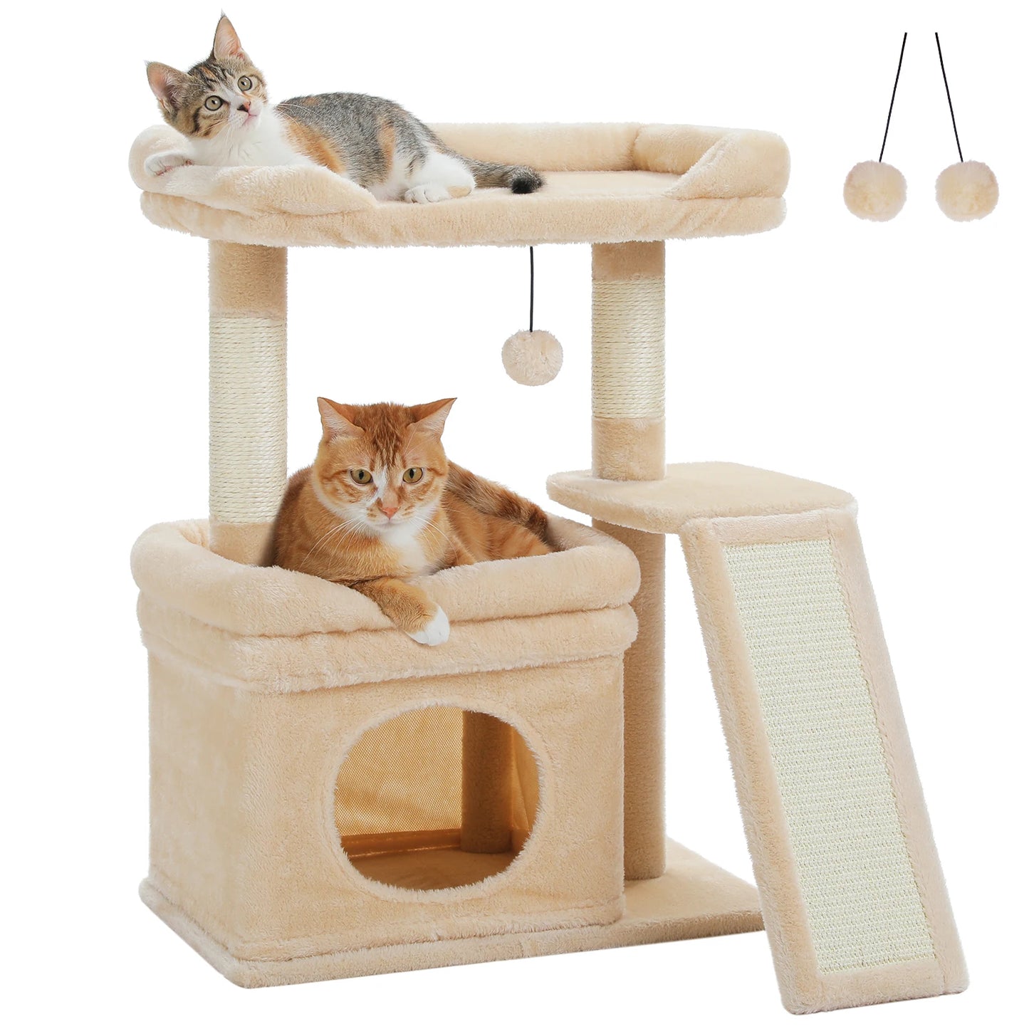 PAWZ Road Small Indoor Cat Tree With Sisal Post
