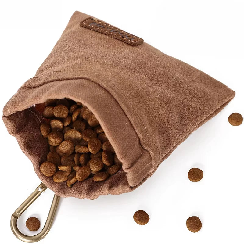 Dog Training Treat Pouch Portable Outdoor Snack Bag Oil Resistant