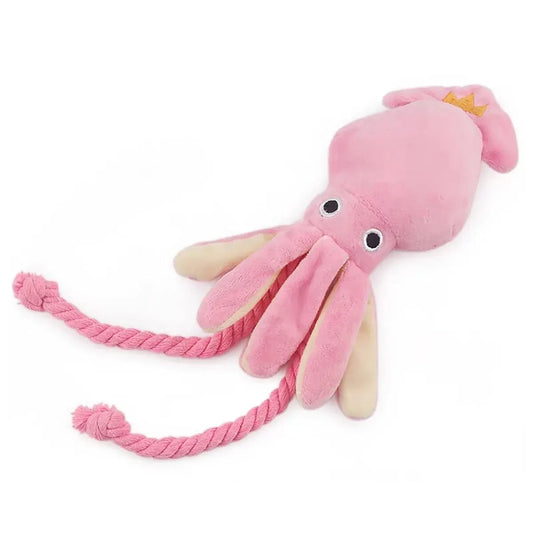 YTYIN Bite Resistant Octopus Plush Rope Toy For Dogs