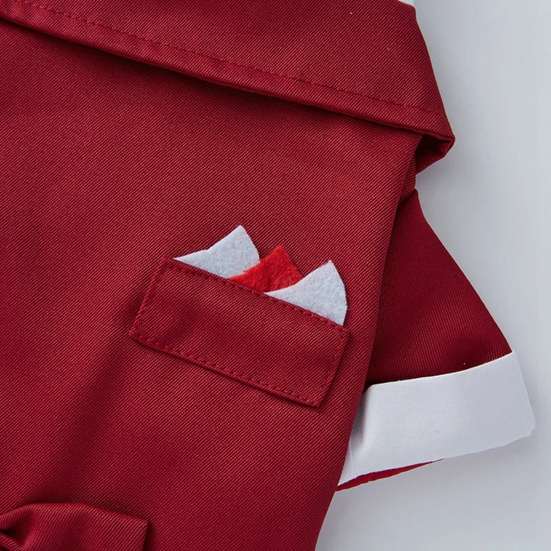 NONECN Pet Dog Tuxedo Formal Suit Bow Tie Shirt Cosplay
