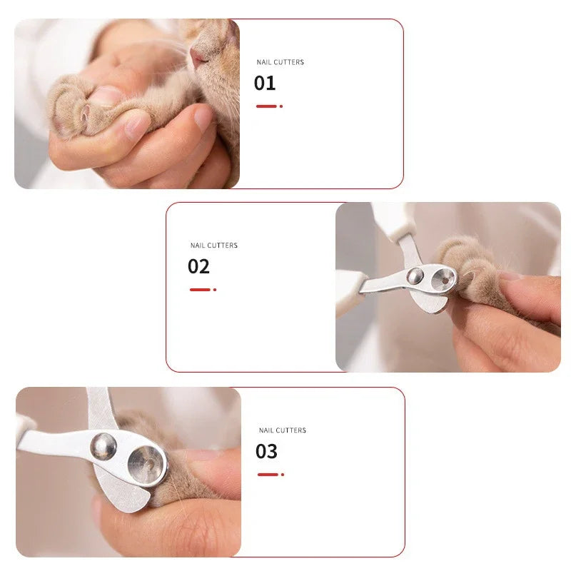 Cat Nail Scissors And Dog Nail Clippers Circular Hole Grooming