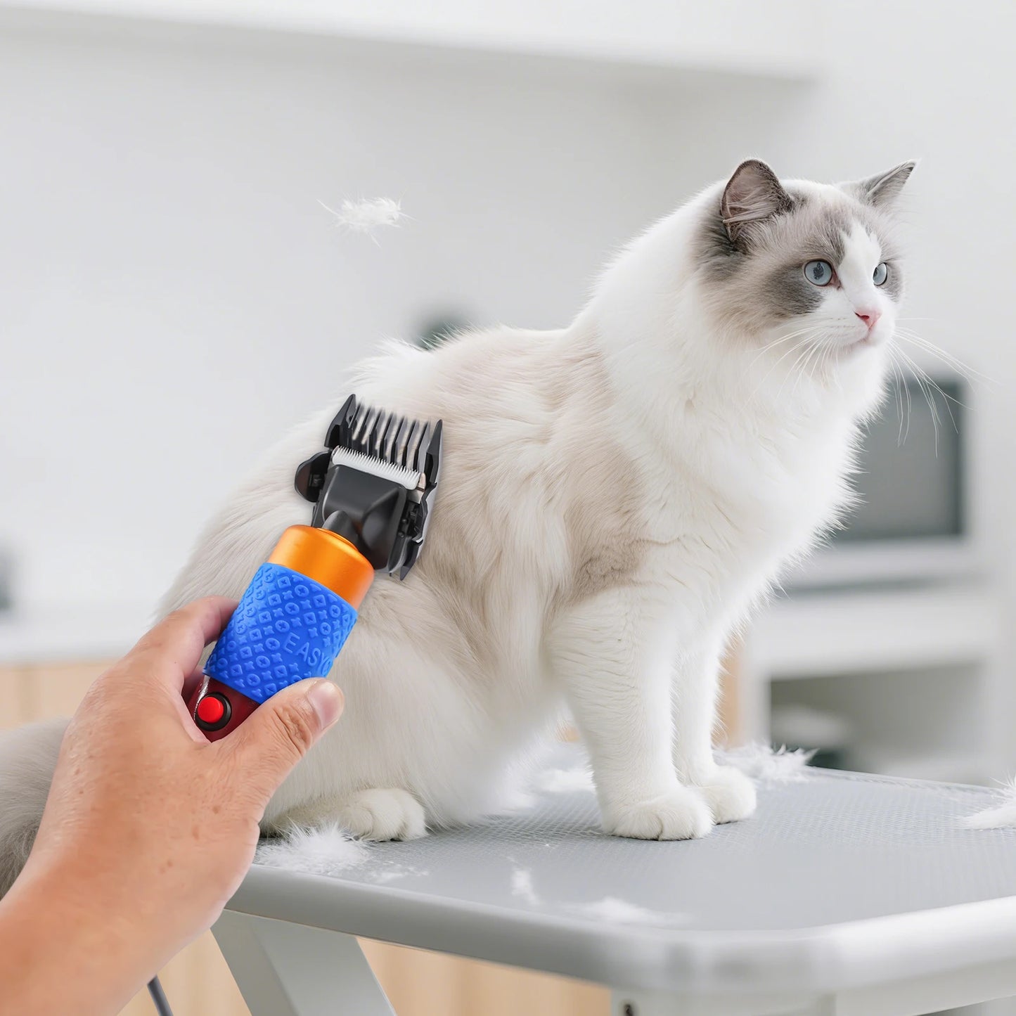 Professional Dog Cat Hair Clipper Grooming Kit with Detachable Blades