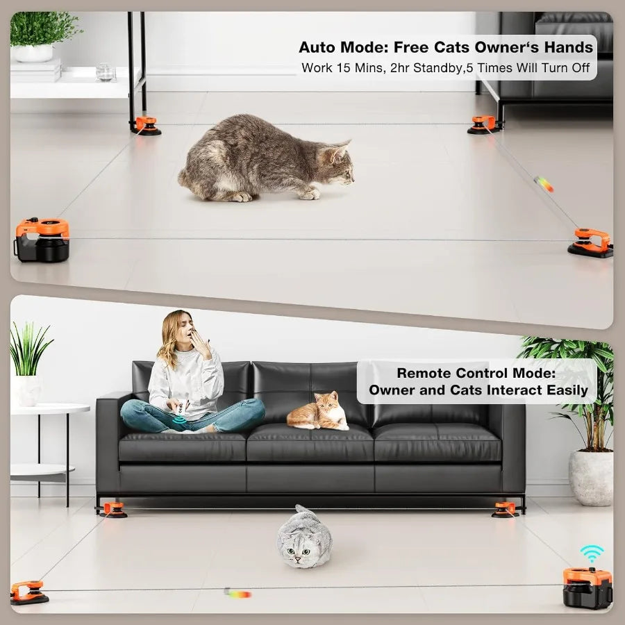 Interactive Cat Toys For Indoor Cats Cat Treadmill Remote Control