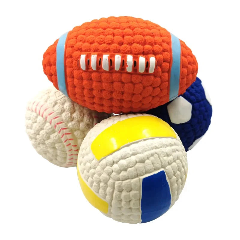 Holapet Squeaky Dog Ball Toy for Small and Large Dogs
