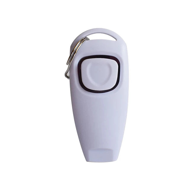 Two In One Dog Clicker Training Whistle With Key Ring
