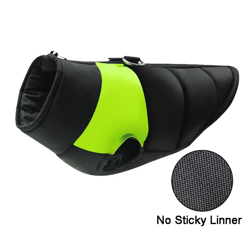 Guangdong Padded Winter Dog Coat Waterproof Zipper Vest