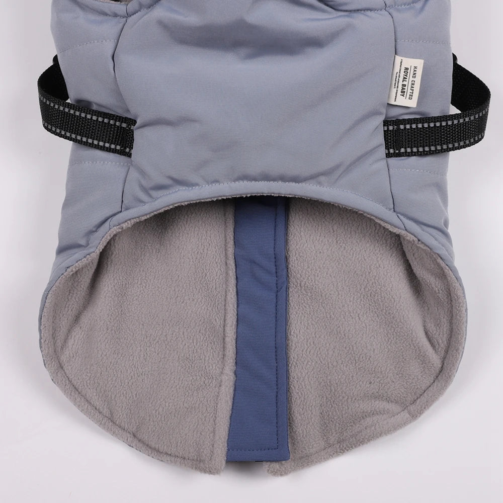 Winter Dog Jacket With Harness Waterproof Coat For Labrador