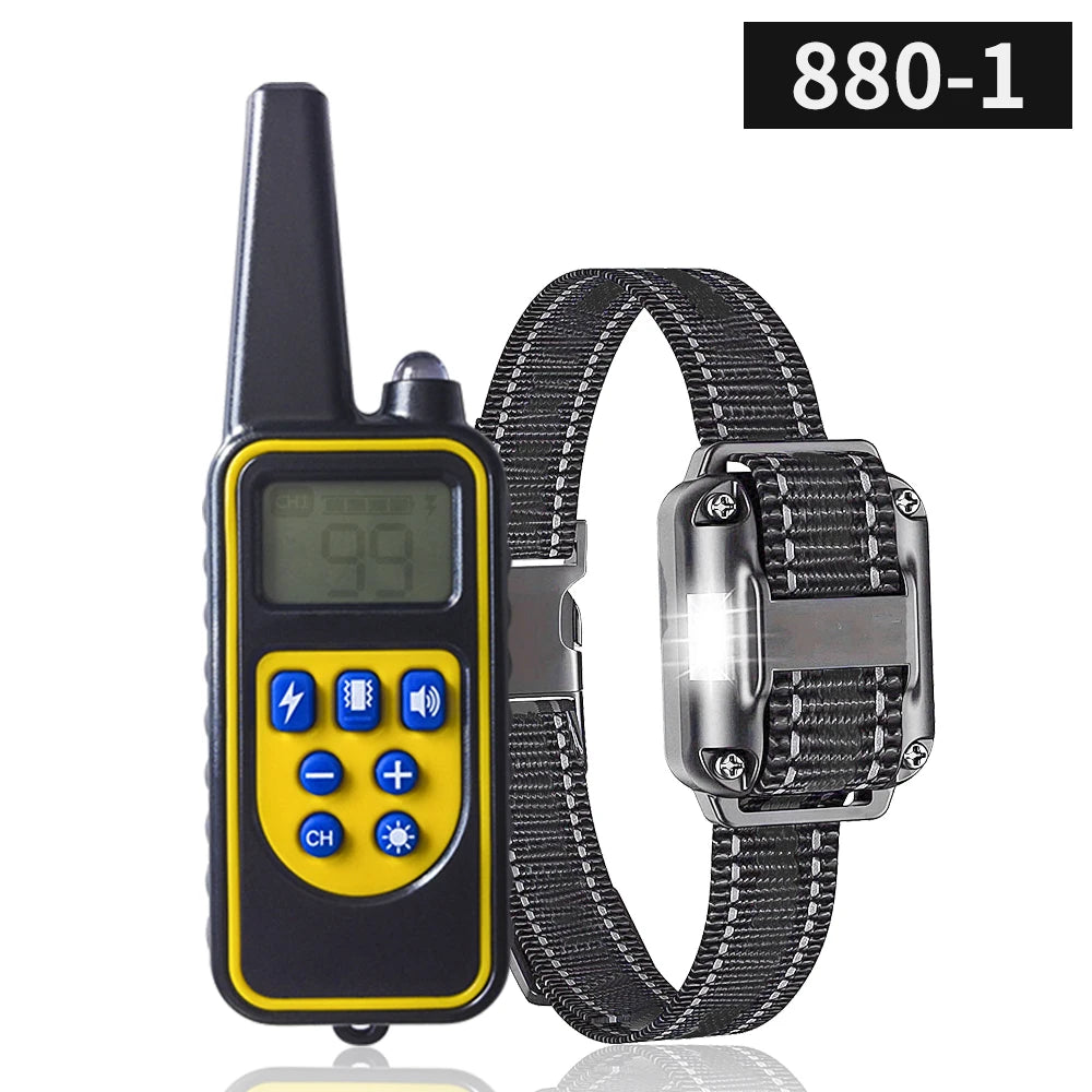 Pupopan Dog Training Collar Remote E Collar IP67 Waterproof