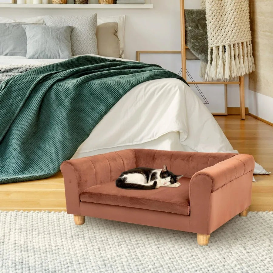 Sichuan CN Faux Suede Pet Bed DesignedFor Cats And Dogs