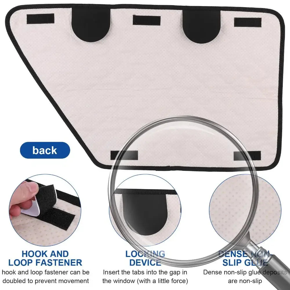 Shunmaii Waterproof Car Door Cover for Dogs Anti Scratches