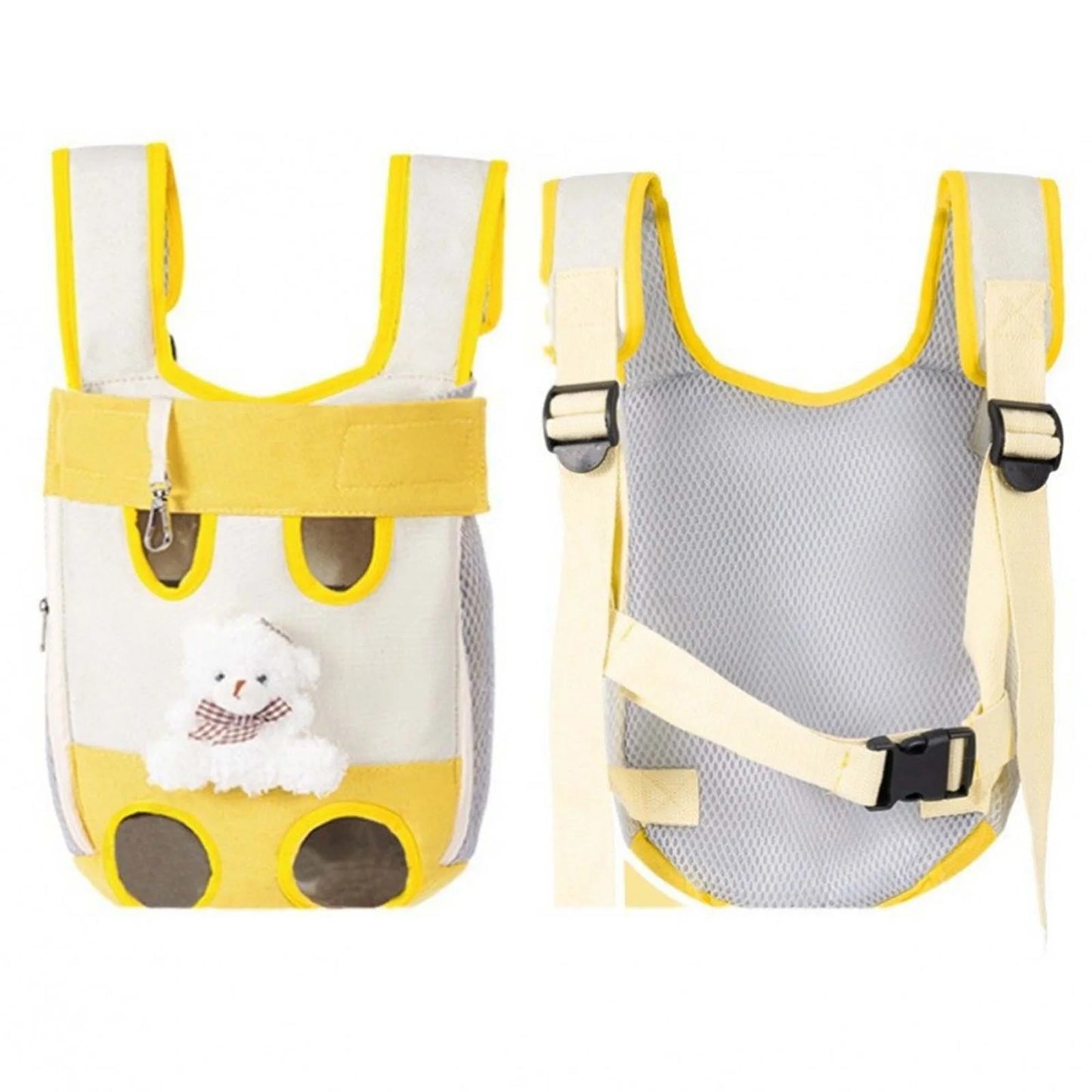 Portable Cat Carrier Backpack For Pets Breathable Front Back