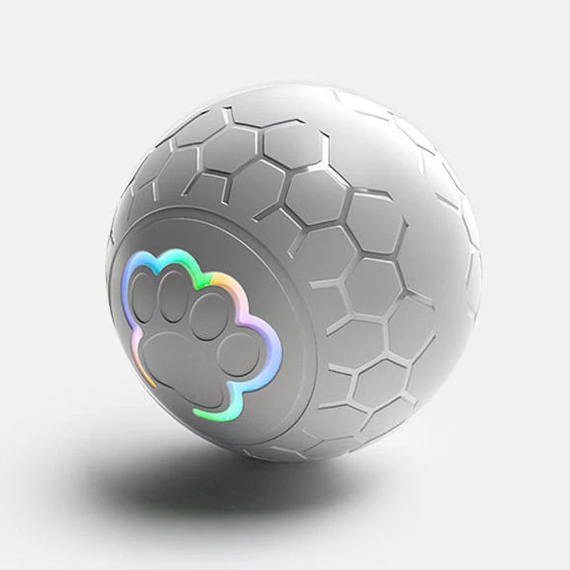 Smart Dog Toy Ball USB Bouncing Toy With RGB Lights