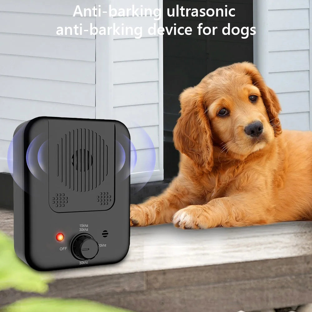 Shunmaii Ultrasonic Bark Stop Device With 3 Modes IPX4 Waterproof