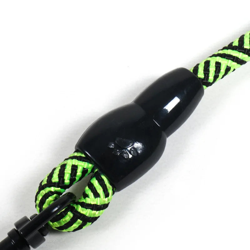 Nylon Triple Dog Leash With Foam Handle Quick Release