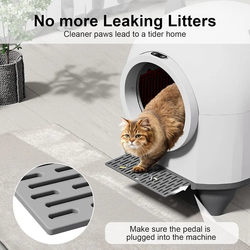 Self Cleaning Litter Box With App Control For Multi Cat