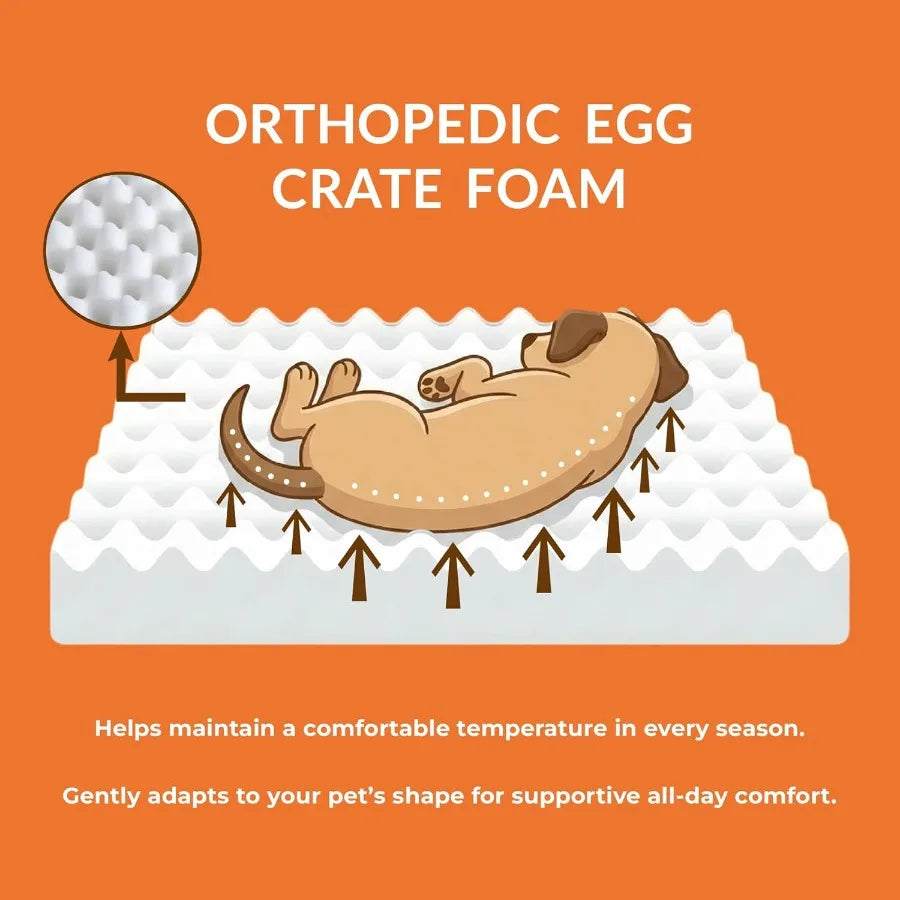 Sichuan Elevated Dog Bed With Wooden Frame And Washable Cover