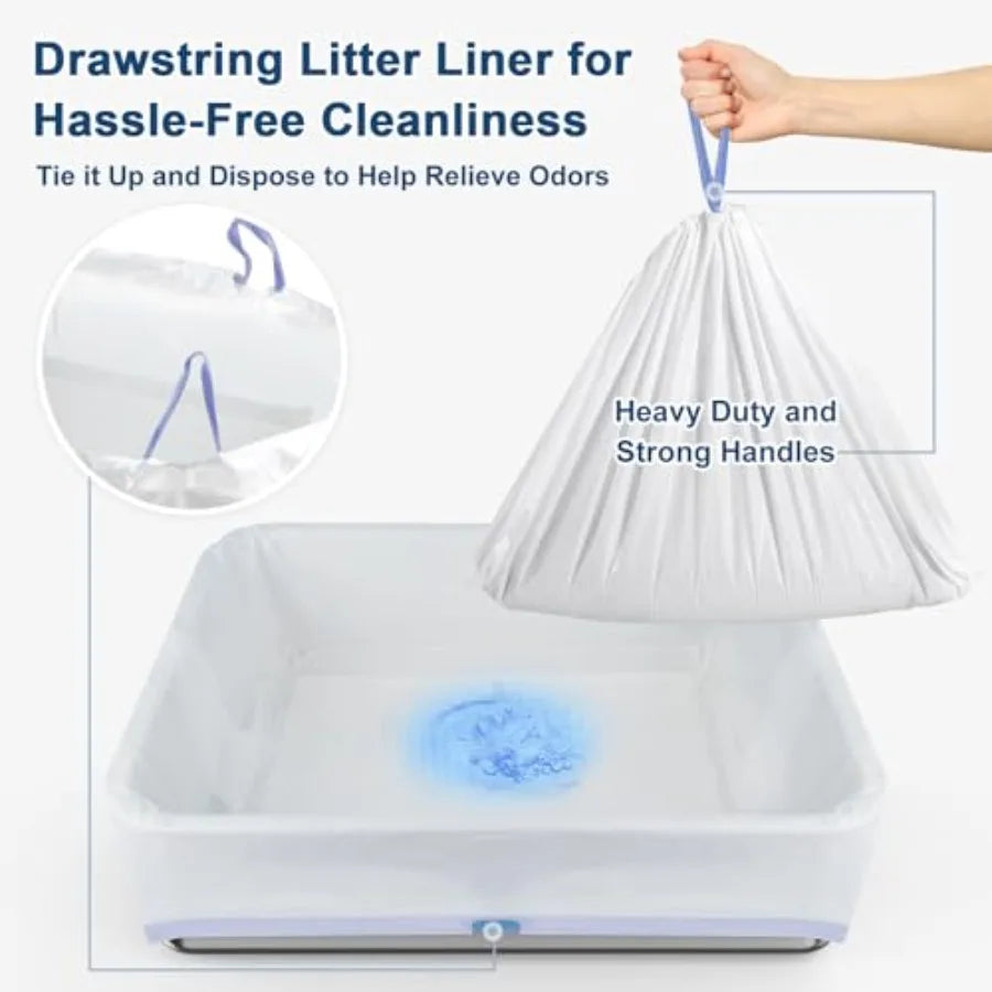 Feature Enclosed Stainless Steel Litter Box With Lid