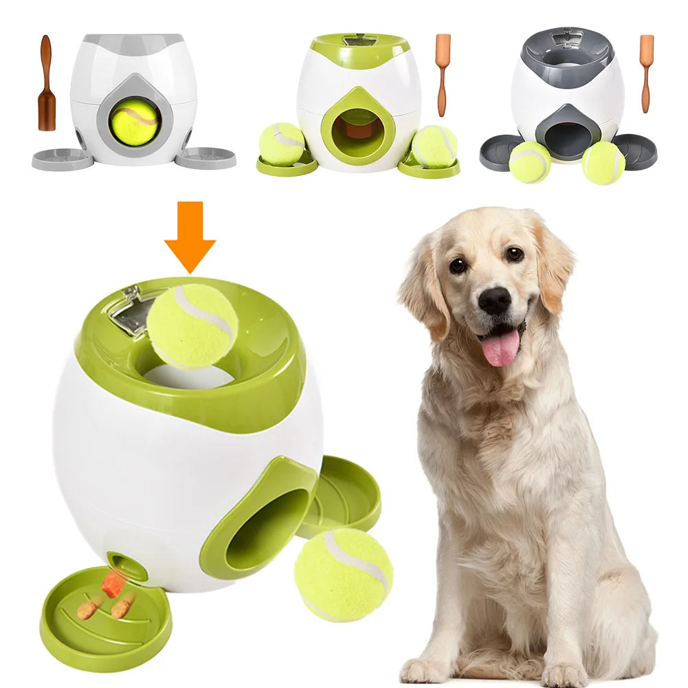 VKTECH Automatic Dog Ball Launcher Interactive Food Reward Machine