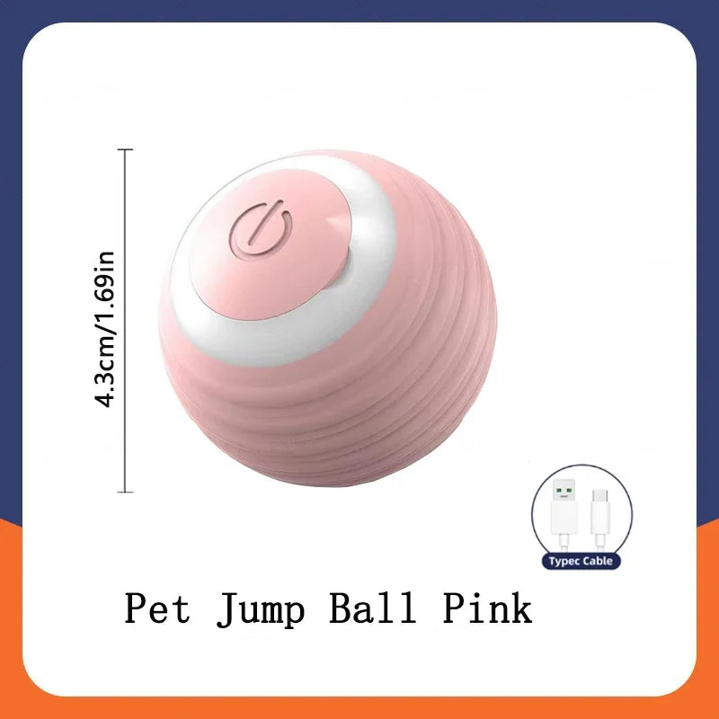 Electronic Interactive Dog Toy Ball USB Moving Ball For Kittens And Puppies