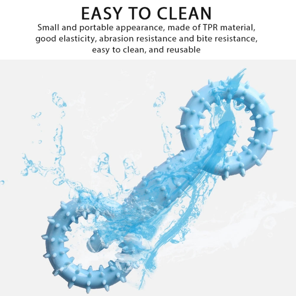 TPR Dog Molar Chew Toy Teeth Cleaning Rubber Bite Resistant