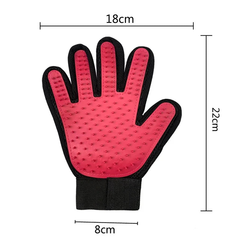 Pet Hair Remover Gloves Grooming Mitts for Cats and Dogs