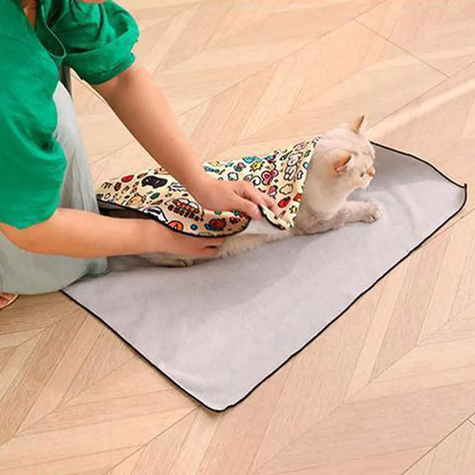 Shunmaii Cat Grooming Wrap Self-Adherent Restraint Anti-Scratch Calming