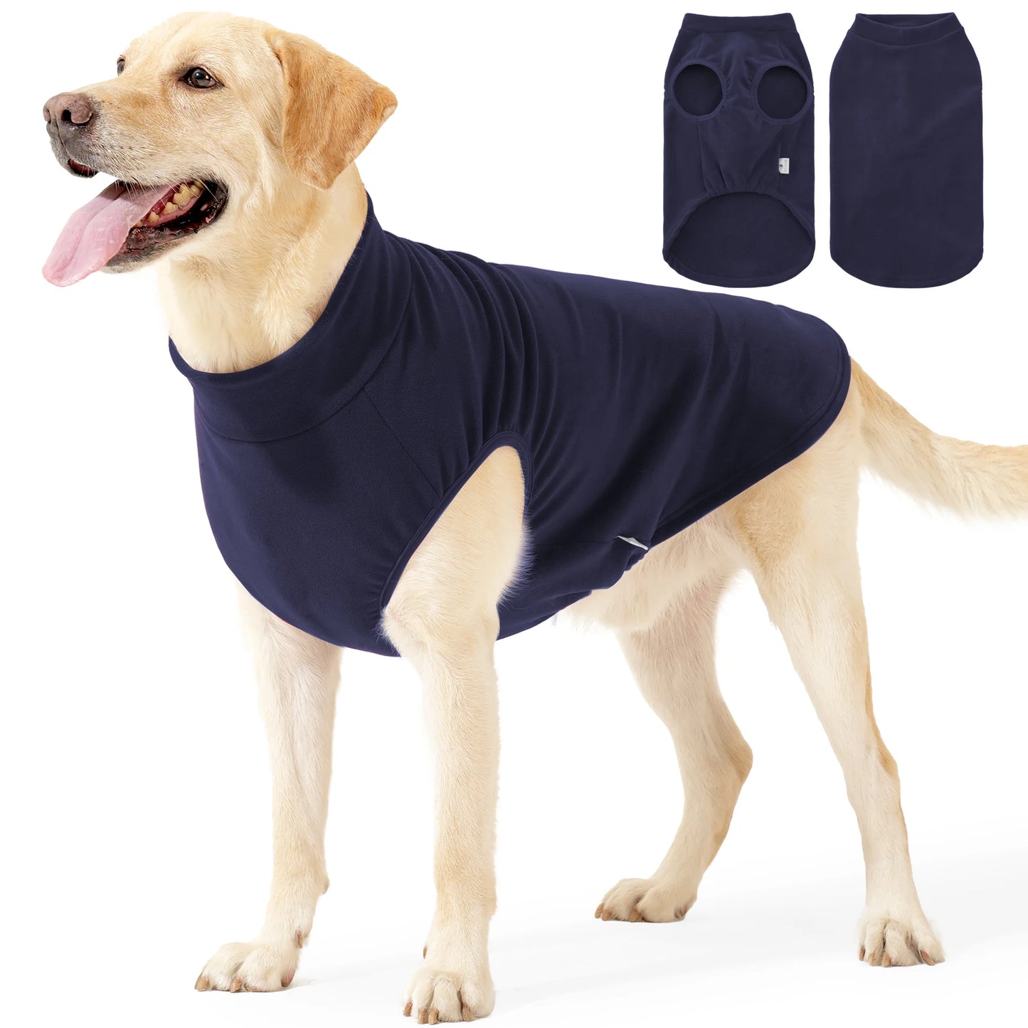 Fleece Dog Sweater Stretchy Pullover Soft Jacket For Dogs