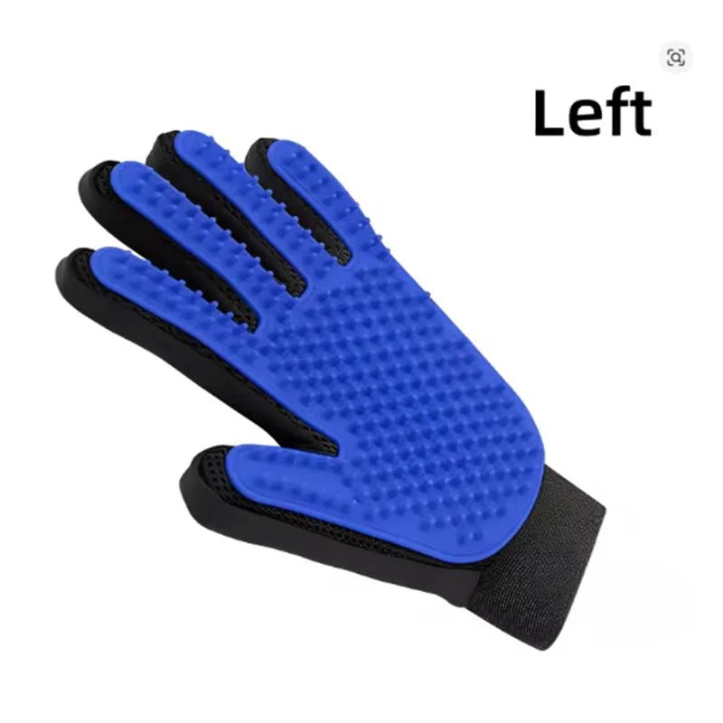 Pet Hair Glove Deshedding Grooming Brush for Cat and Dog