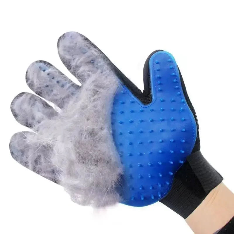 Pet Hair Remover Gloves Grooming Mitts for Cats and Dogs