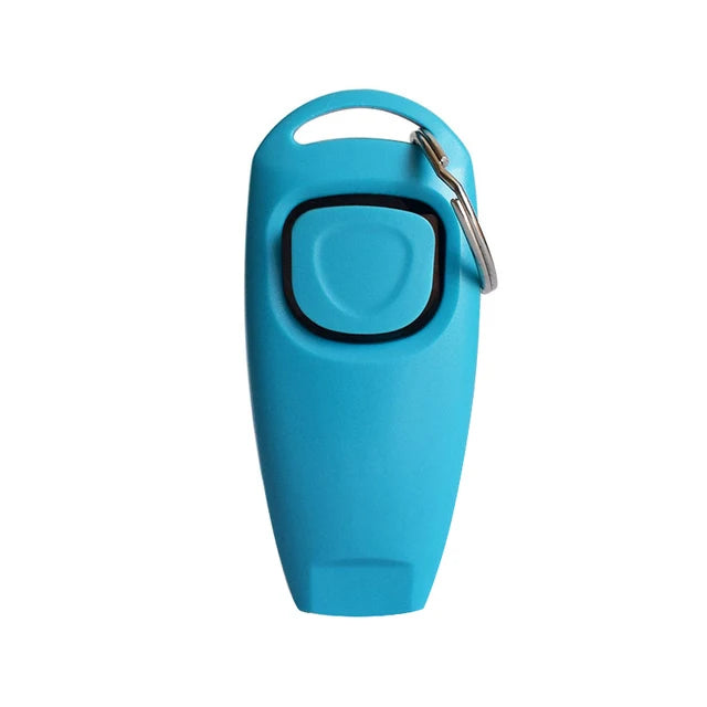 Two In One Dog Clicker Training Whistle With Key Ring